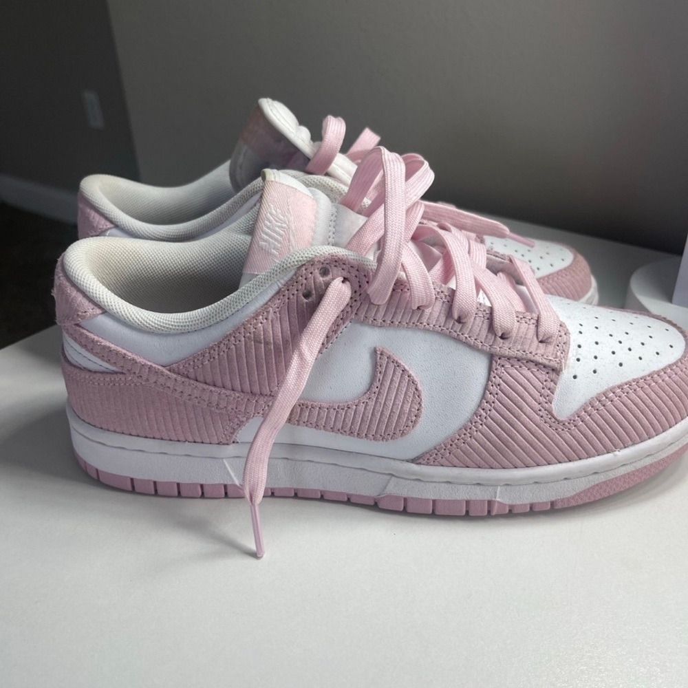 Nike Pink Suede Dunk Low
